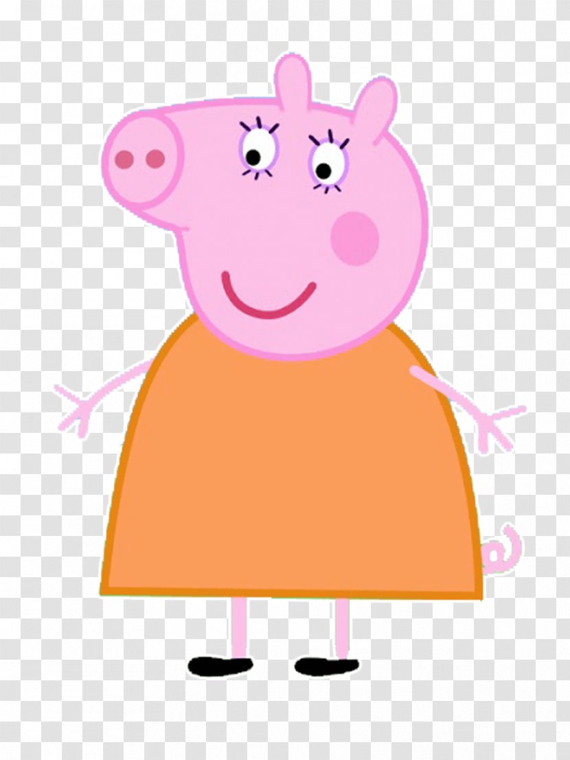 Mummy Pig Daddy George - Drawing Transparent PNG