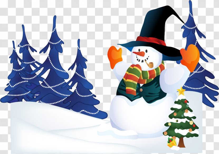 Snowman Drawing Christmas - Recreation Transparent PNG