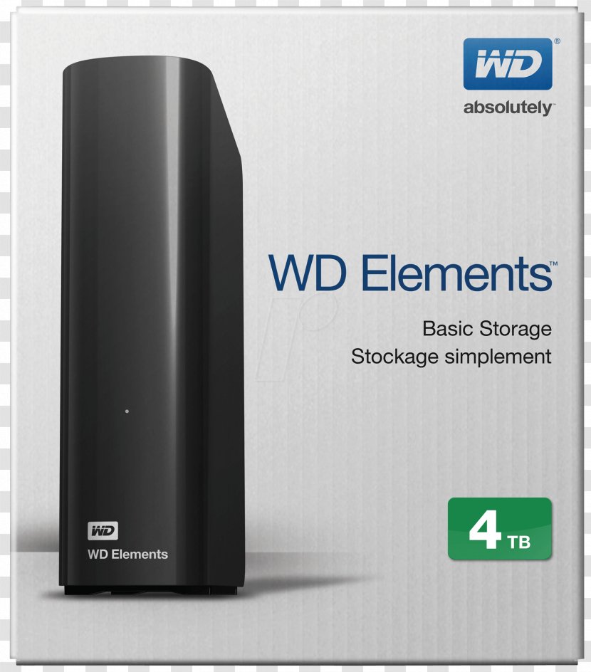 WD Elements Desktop Hard Drives Terabyte Western Digital USB 3.0 - My Book Transparent PNG