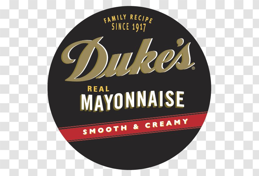 Duke's Mayonnaise Logo Label Product - Brand - Bumper Sticker Transparent PNG