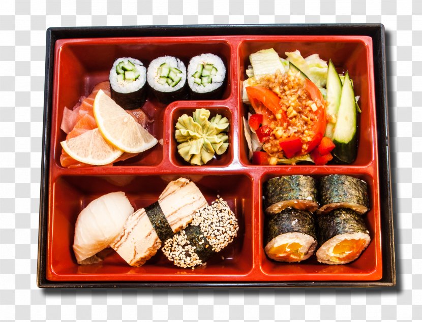 Tasku Centre Japanese Cuisine Bento Sushi Makunouchi - Plate Lunch Transparent PNG