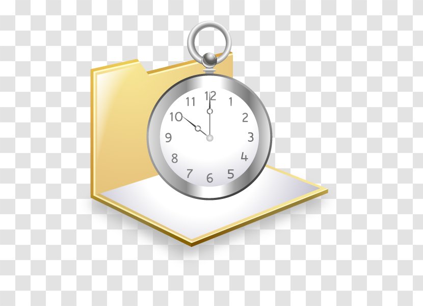 Directory Computer File - Silver - Vector Watch Transparent PNG