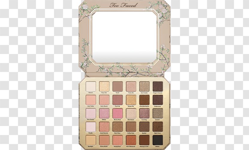 Too Faced Natural Love Eye Shadow Collection Palette Cosmetics Eyes Transparent PNG