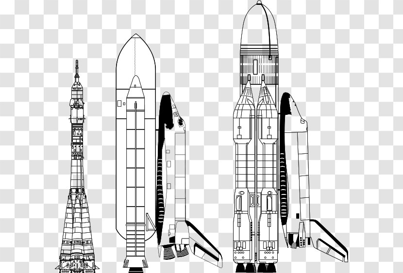 Soviet Space Program Shuttle Buran Programme Energia - Launch Vehicle - Rocket Transparent PNG