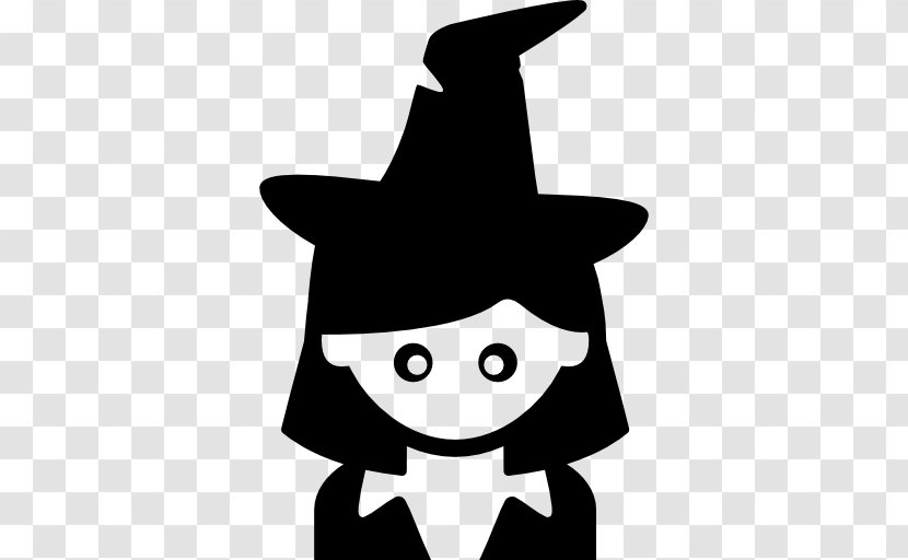 Woman Witch Hat - Brush - Vector Transparent PNG