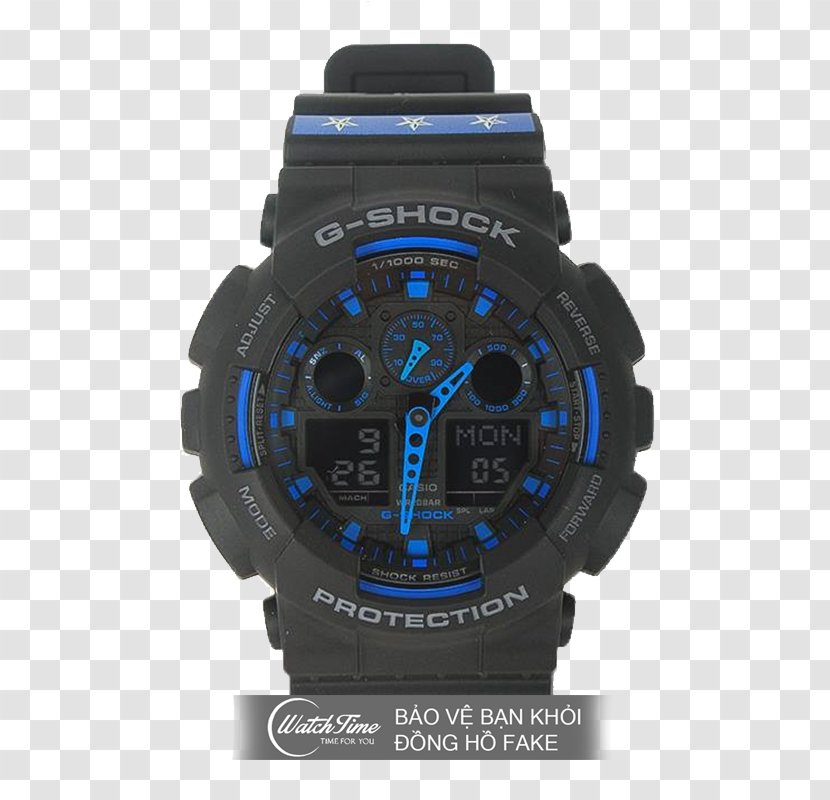 G-Shock GA100 Watch Strap Casio - Digital Clock - Cao Lau Transparent PNG