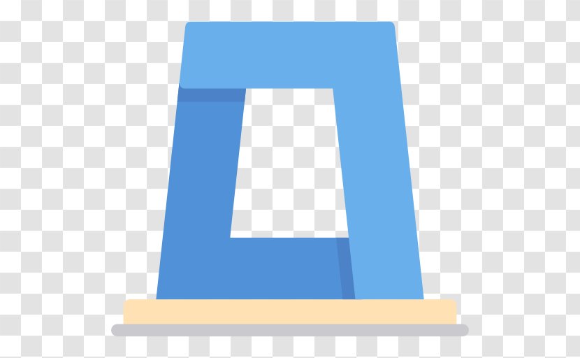 Brand Logo Line Angle - Blue Transparent PNG