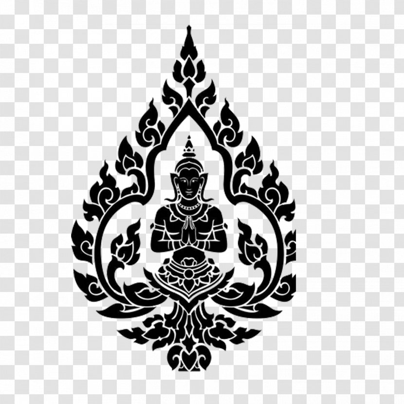 Wall Decal Sticker Buddhism - Tree - Thai Transparent PNG