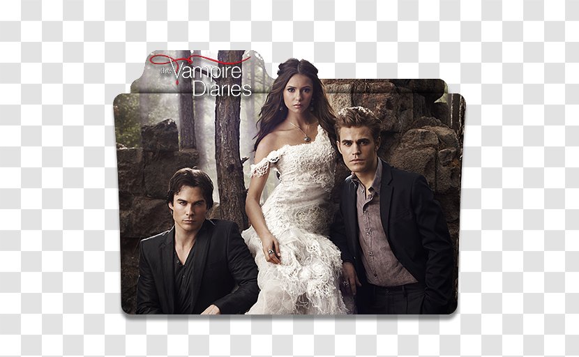 Elena Gilbert Damon Salvatore Stefan Niklaus Mikaelson The Vampire Diaries - Season 4 - 2Vampire Transparent PNG