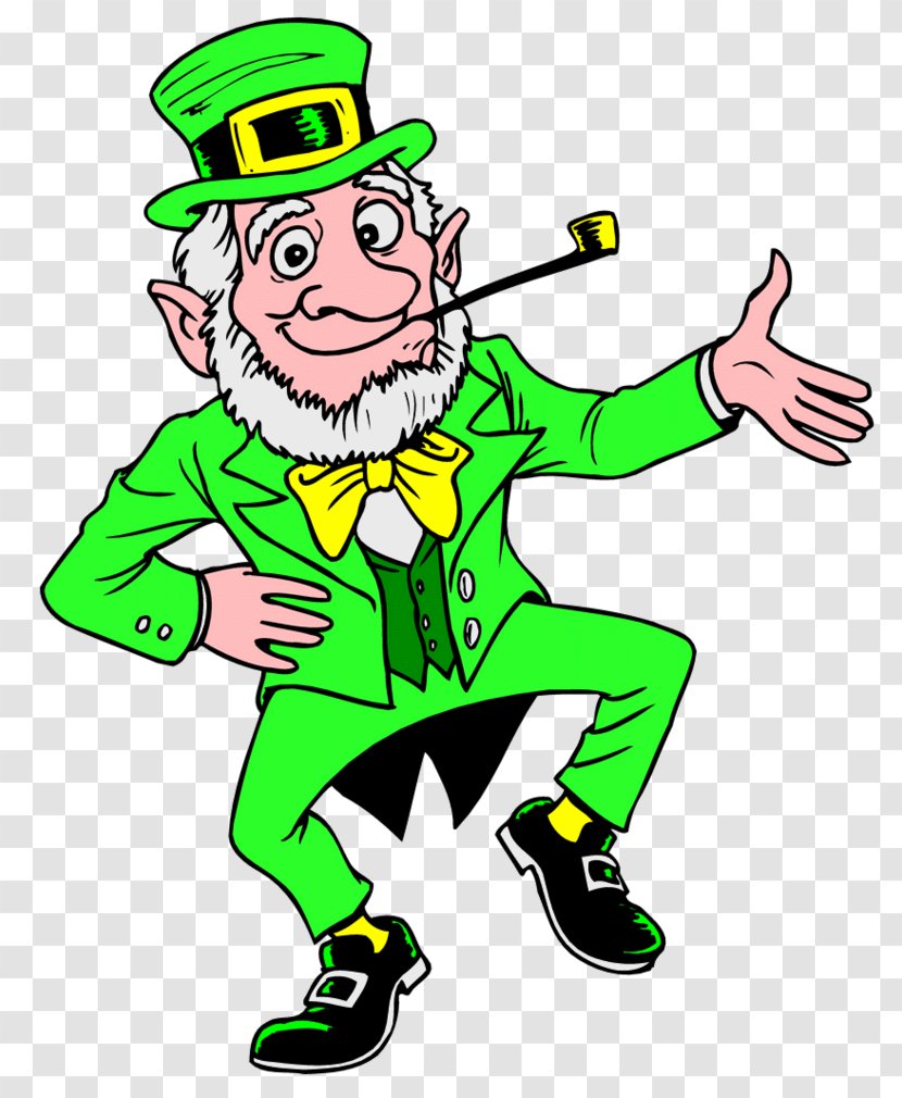 Leprechaun Animation Dance Clip Art - Human Behavior - Saint Patrick Transparent PNG