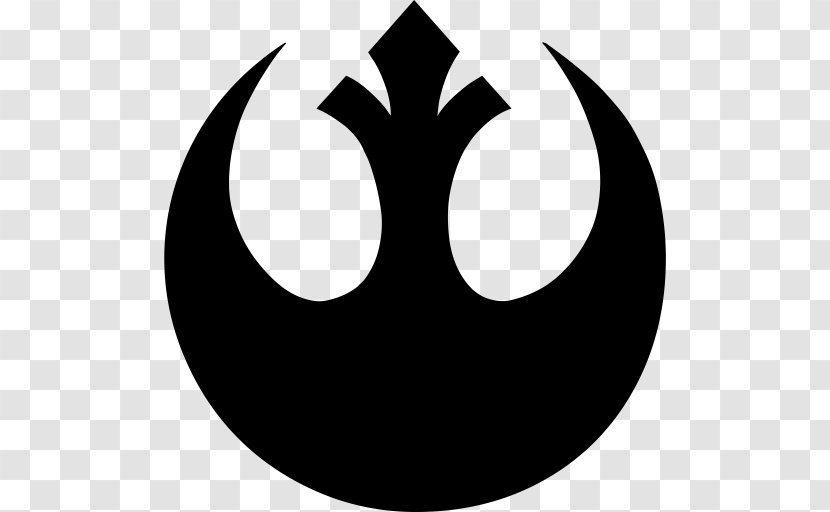 Rebel Alliance Logo Star Wars Leia Organa Galactic Empire - Decal Transparent PNG