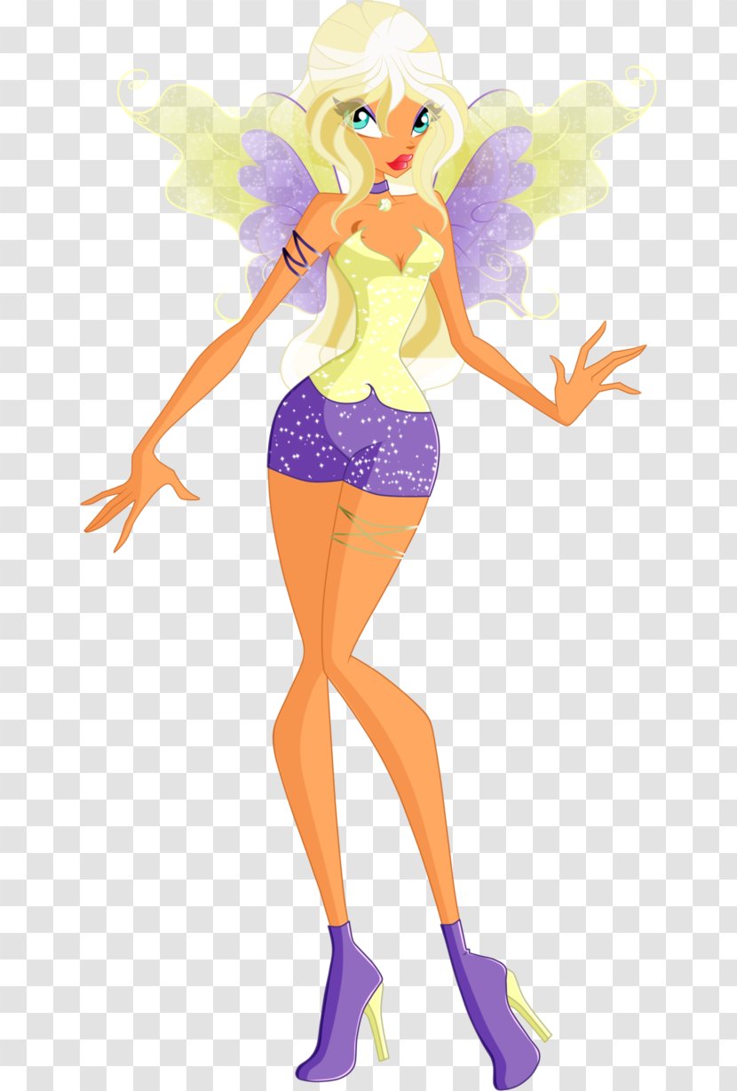 Aisha Stella Bloom The Trix Alfea - Cartoon - Sparcles Transparent PNG