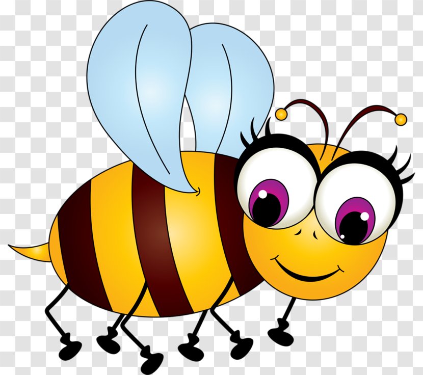 Honey Bee Cartoon Insect - Animated Series Transparent PNG