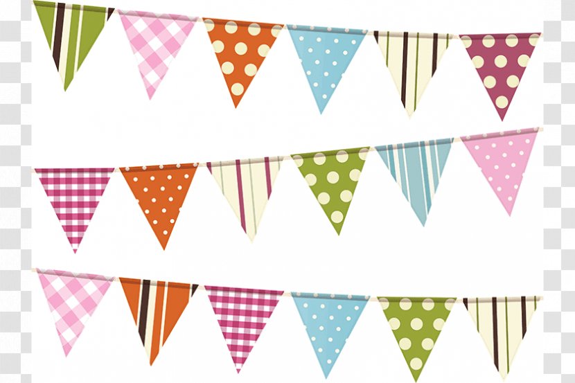 Bunting Paper Shabby Chic Banner - Garland - Design Transparent PNG