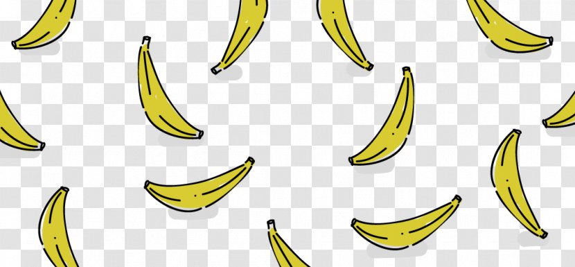 Banana Product Design Font - Yellow - Banane Pattern Transparent PNG
