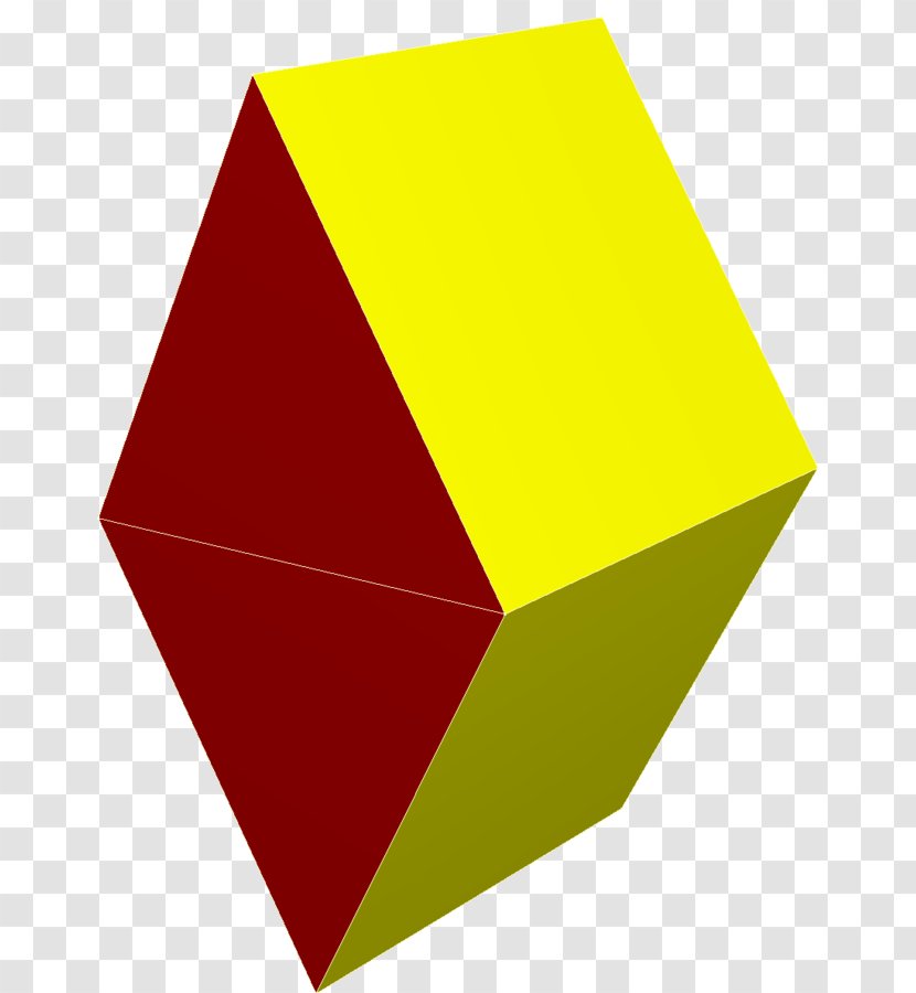Rhombohedron Triangle Polyhedron Parallelepiped Rhombus - Special Case Transparent PNG