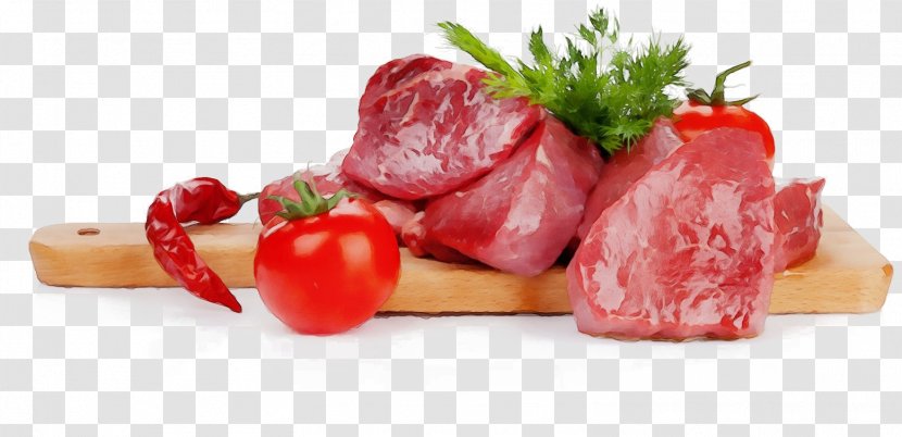 Food Red Meat Veal Ingredient Cuisine - Saltcured Animal Fat Transparent PNG