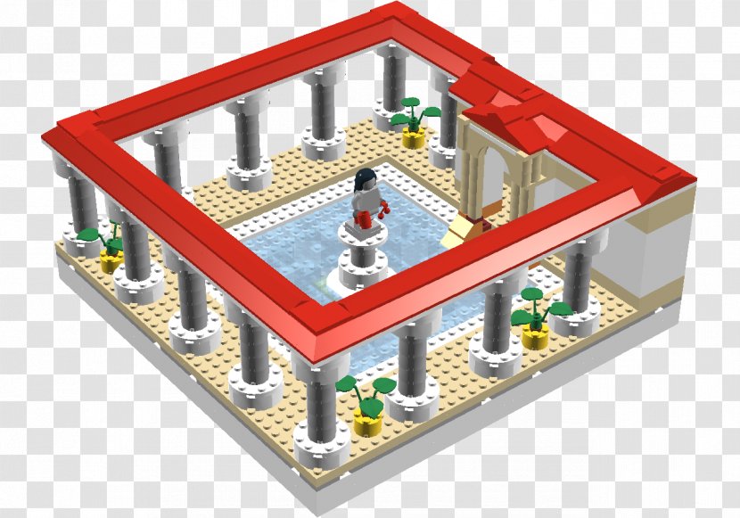 Roman Baths Public Bathing House Thermae LEGO - Ancient Architecture Transparent PNG