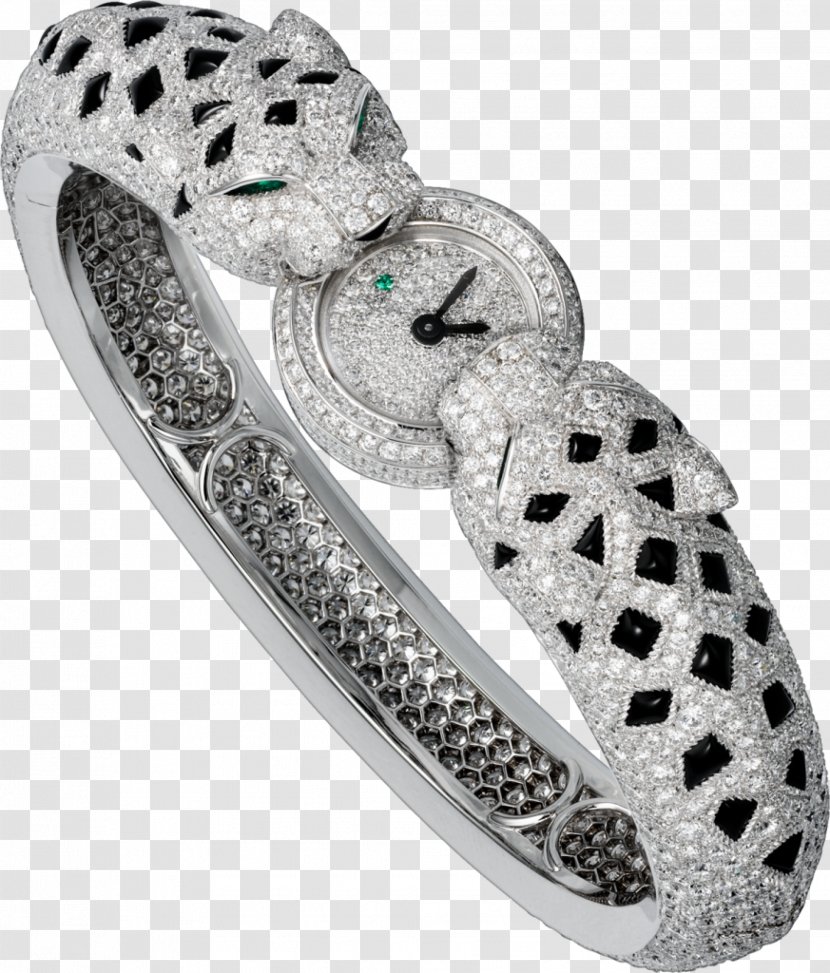 Cartier Jewellery Watch Diamond Bracelet - Body Jewelry Transparent PNG
