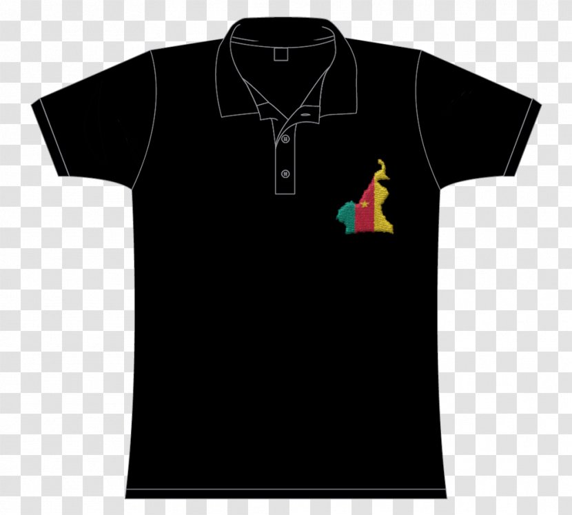 T-shirt Clothing Polo Shirt Collar - Black Transparent PNG