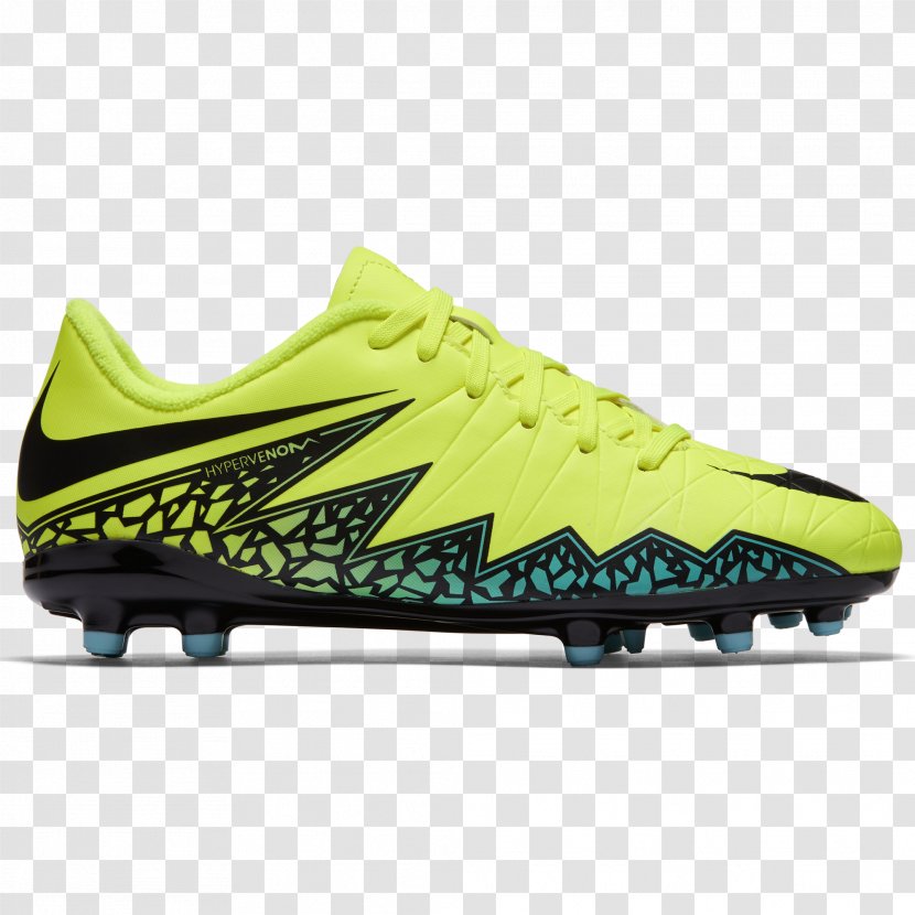 Nike Hypervenom Kids Jr Phelon III Fg Soccer Cleat Football Boot Sneakers - Running Shoe Transparent PNG