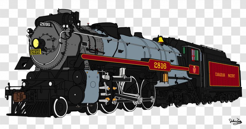Locomotive Train Rail Transport Empire State Express Canadian Pacific 2816 Transparent PNG