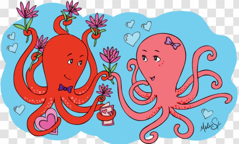 Octopus Vertebrate Cephalopod Clip Art - Frame - Happy Friendship Day Transparent PNG