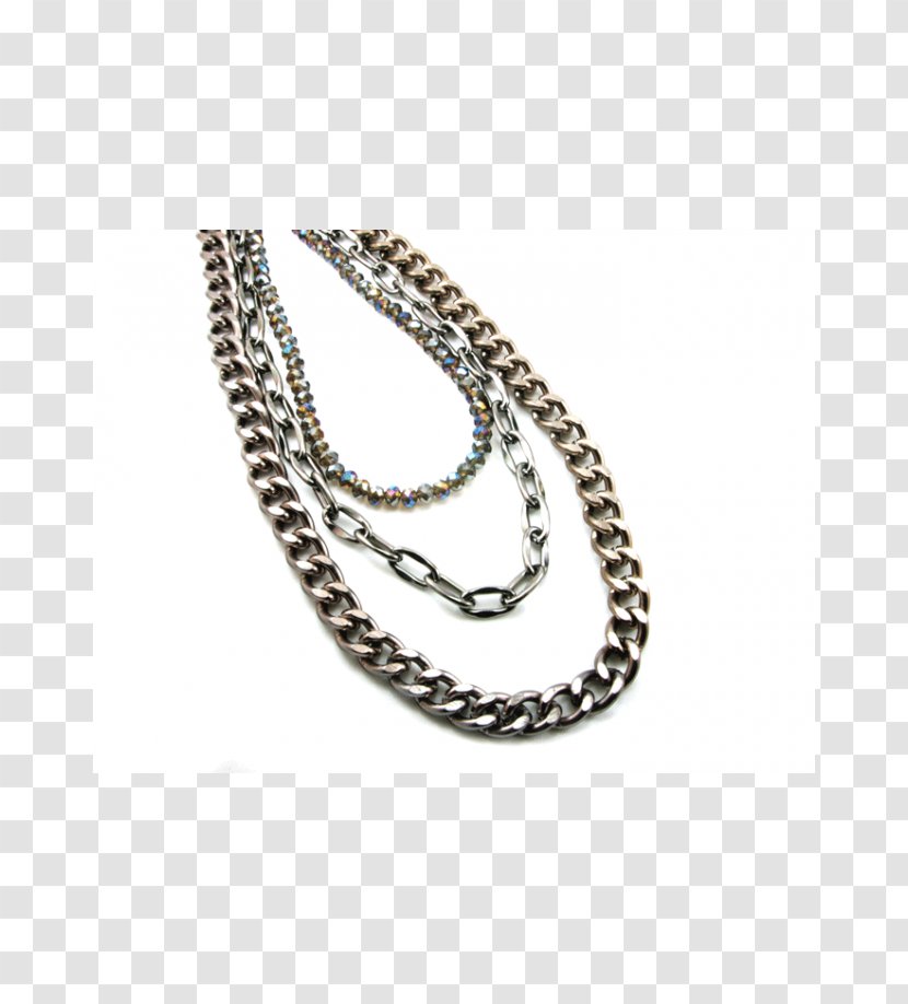 Necklace Chain Silver Transparent PNG