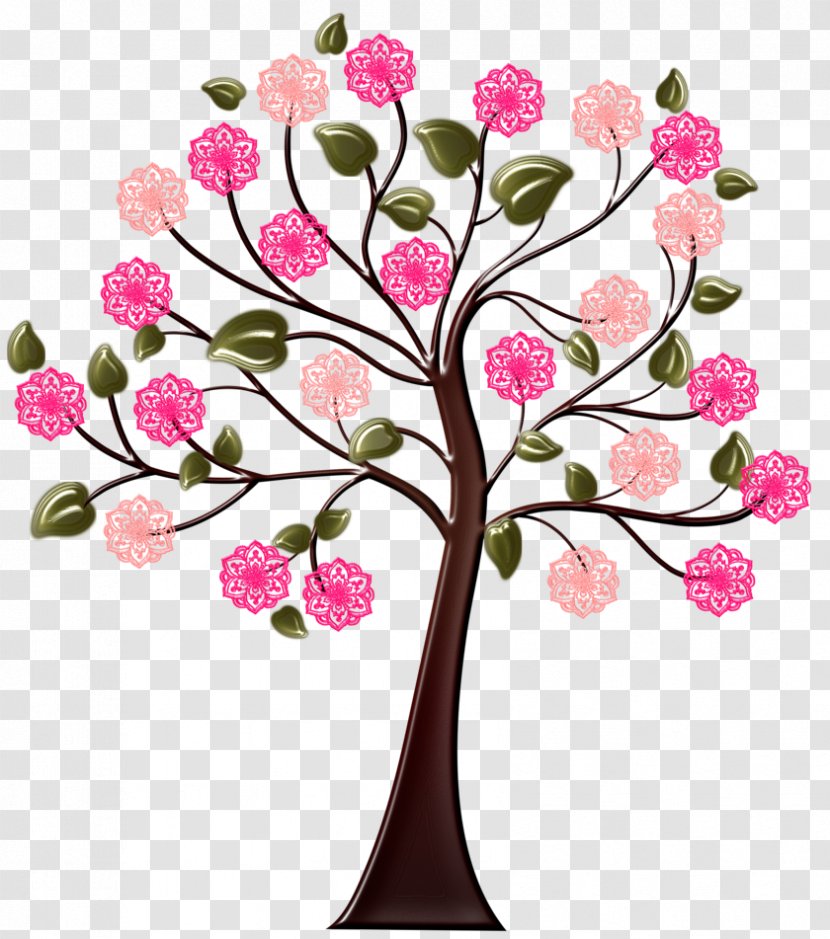 Tree Of Life Floral Design Flower Twig Transparent PNG