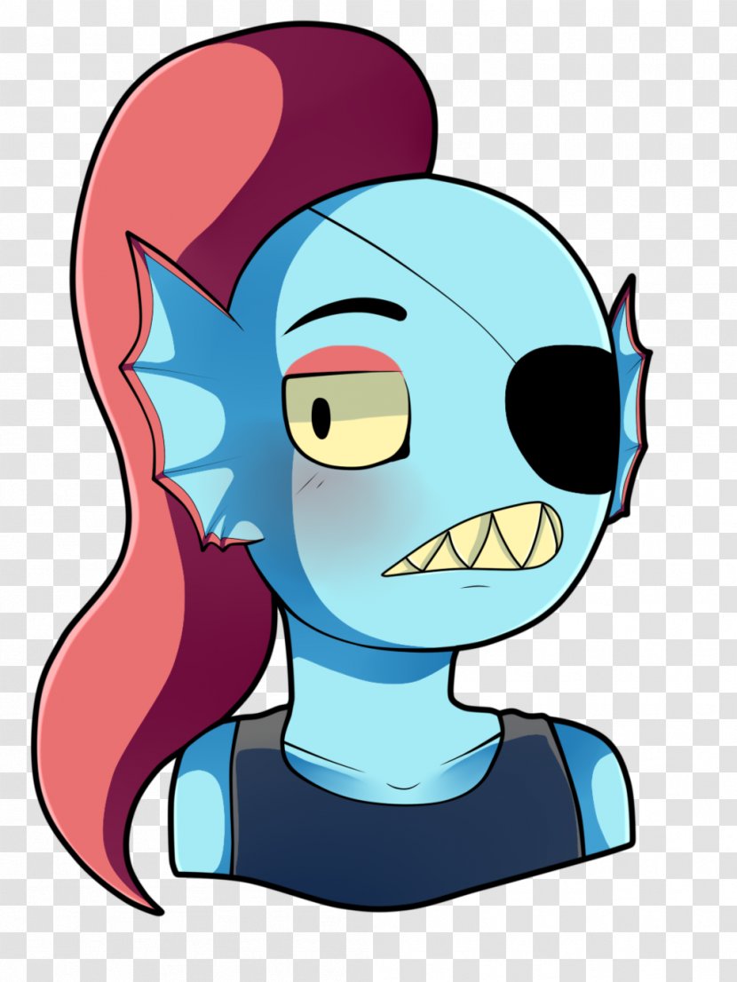 Headgear Microsoft Azure Legendary Creature Clip Art - Watercolor - Undyne Transparent PNG