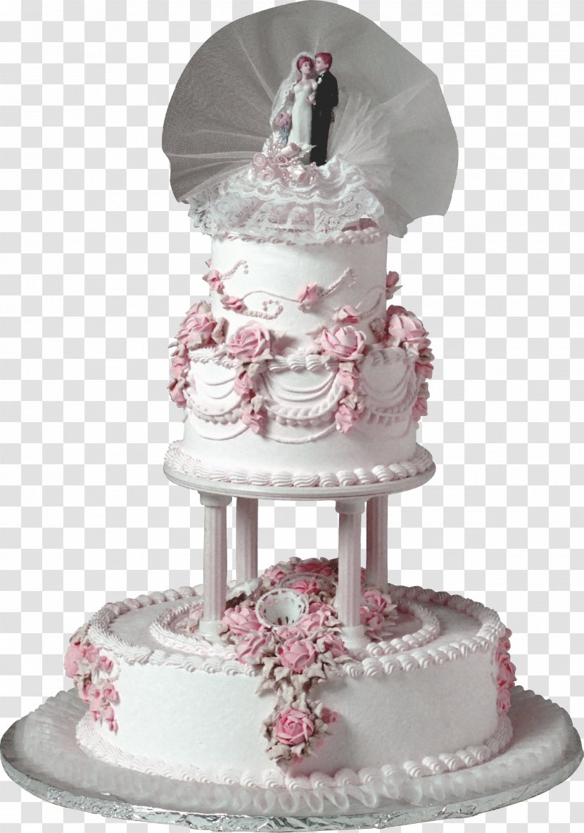 Wedding Cake Torte - Cream Transparent PNG