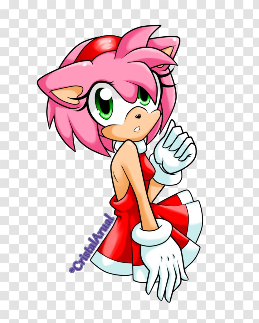 Amy Rose Sonic The Hedgehog Coloring Book Clip Art - Watercolor Transparent PNG