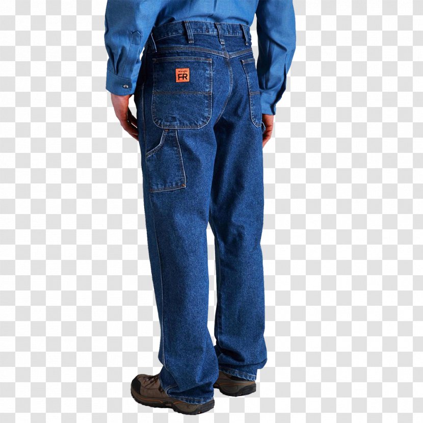 Carpenter Jeans Wrangler Clothing Workwear - Electric Blue - Denim Transparent PNG