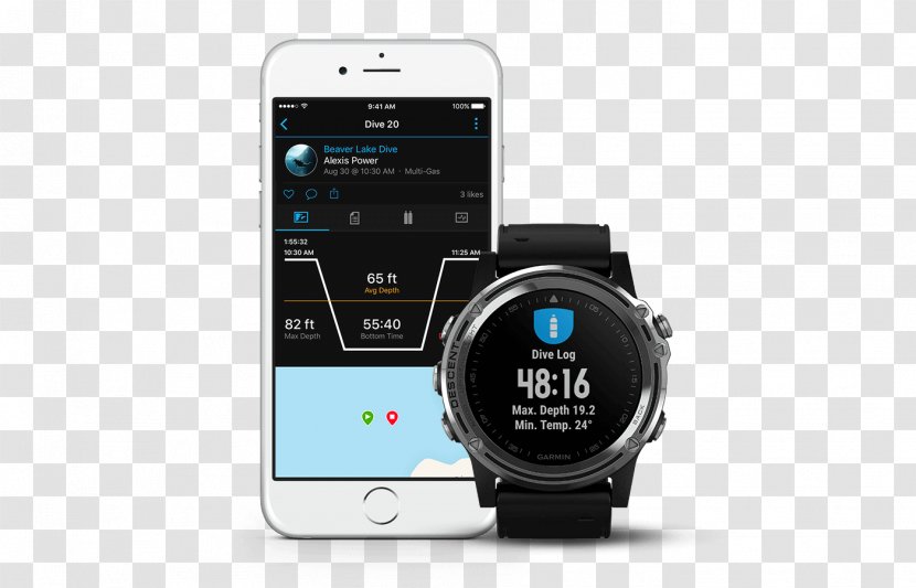 Underwater Diving Dive Computers Garmin Ltd. Watch - Global Positioning System Transparent PNG