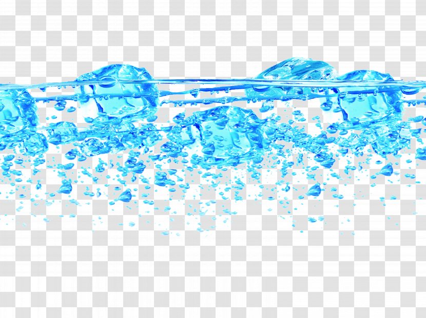 Ice Water Drop Transparent PNG