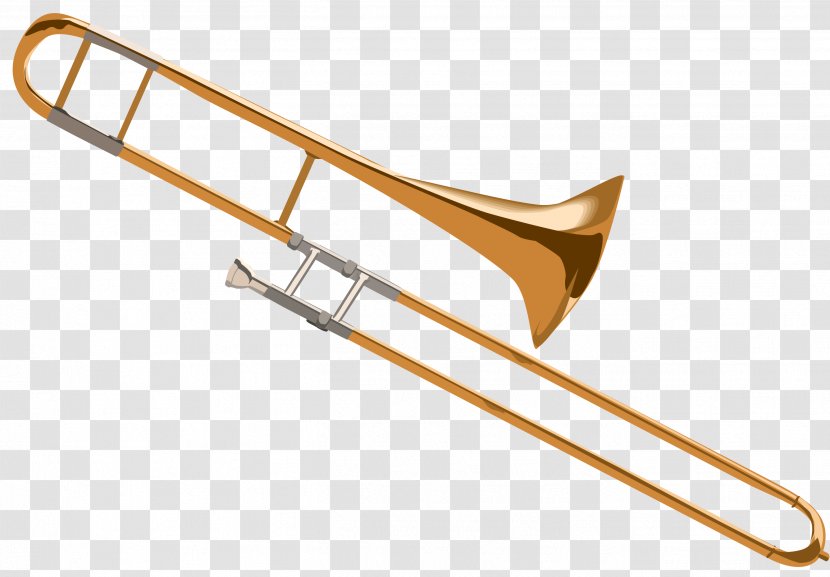 Trombone Wind Instrument Musical Instruments Trumpet Brass - Tree Transparent PNG