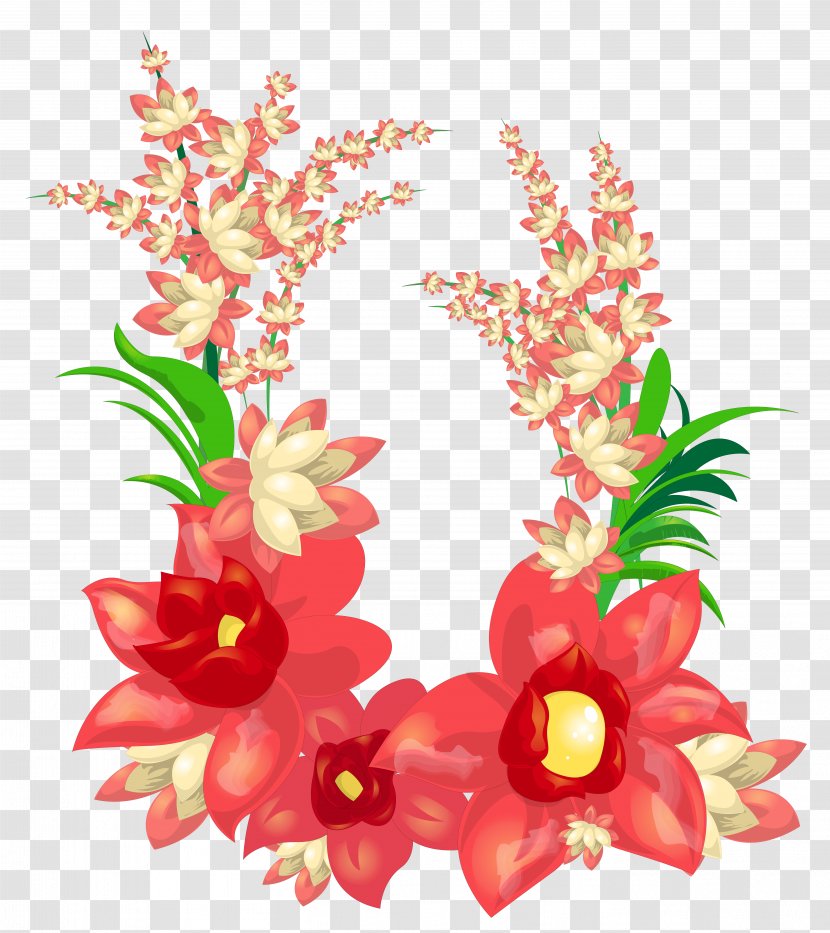 Artificial Flower Floral Design Clip Art - Exotic Transparent PNG