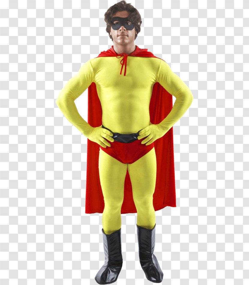 Costume Party Superhero Suit Villain - Red Transparent PNG