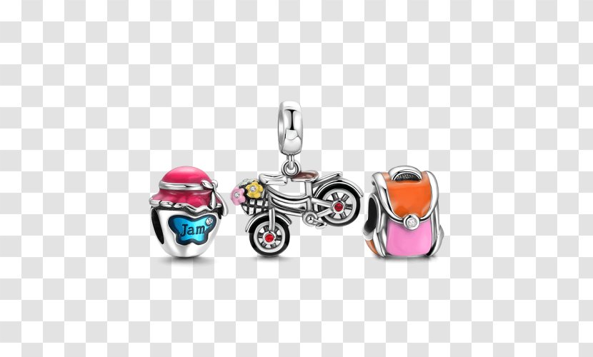 Jewellery Charm Bracelet Gift Bead Christmas - Bicycle - Summer Outing Transparent PNG