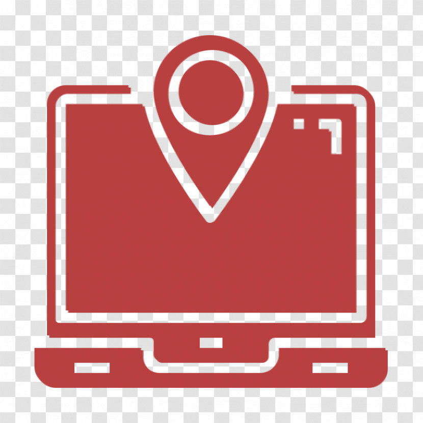 Logistic Icon Laptop Icon Maps And Location Icon Transparent PNG