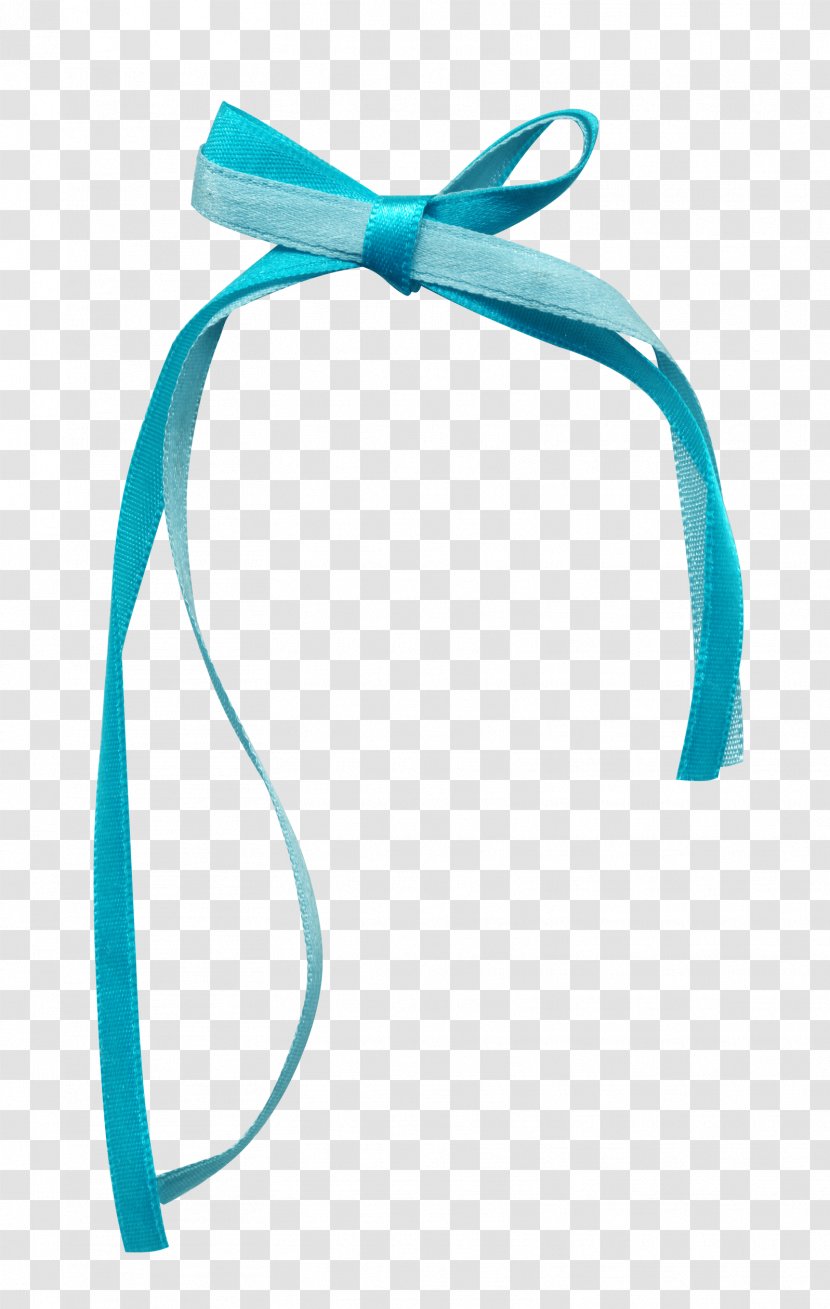 Blue Hair Tie Green Yellow - Bowever Transparent PNG