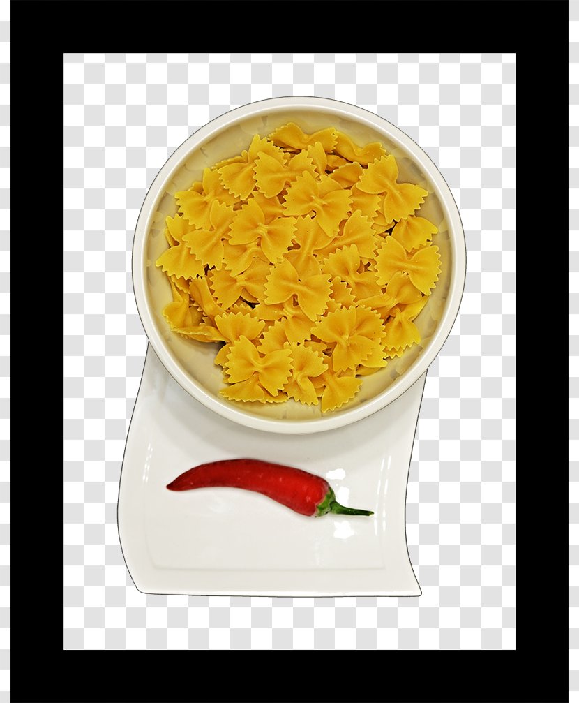 Vegetarian Cuisine Italian Pasta European Shoelace Knot - Western Pepper Butterfly Face Transparent PNG