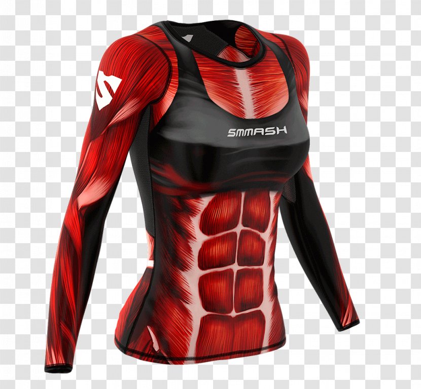 Clothing Rash Guard Protective Gear In Sports CrossFit - Fitness Centre - Sportswear Transparent PNG