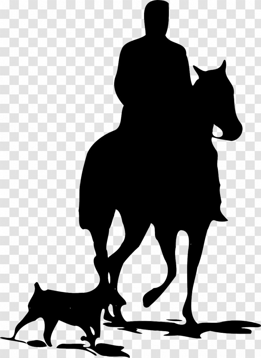 Silhouette Horse Clip Art - Monochrome Photography Transparent PNG