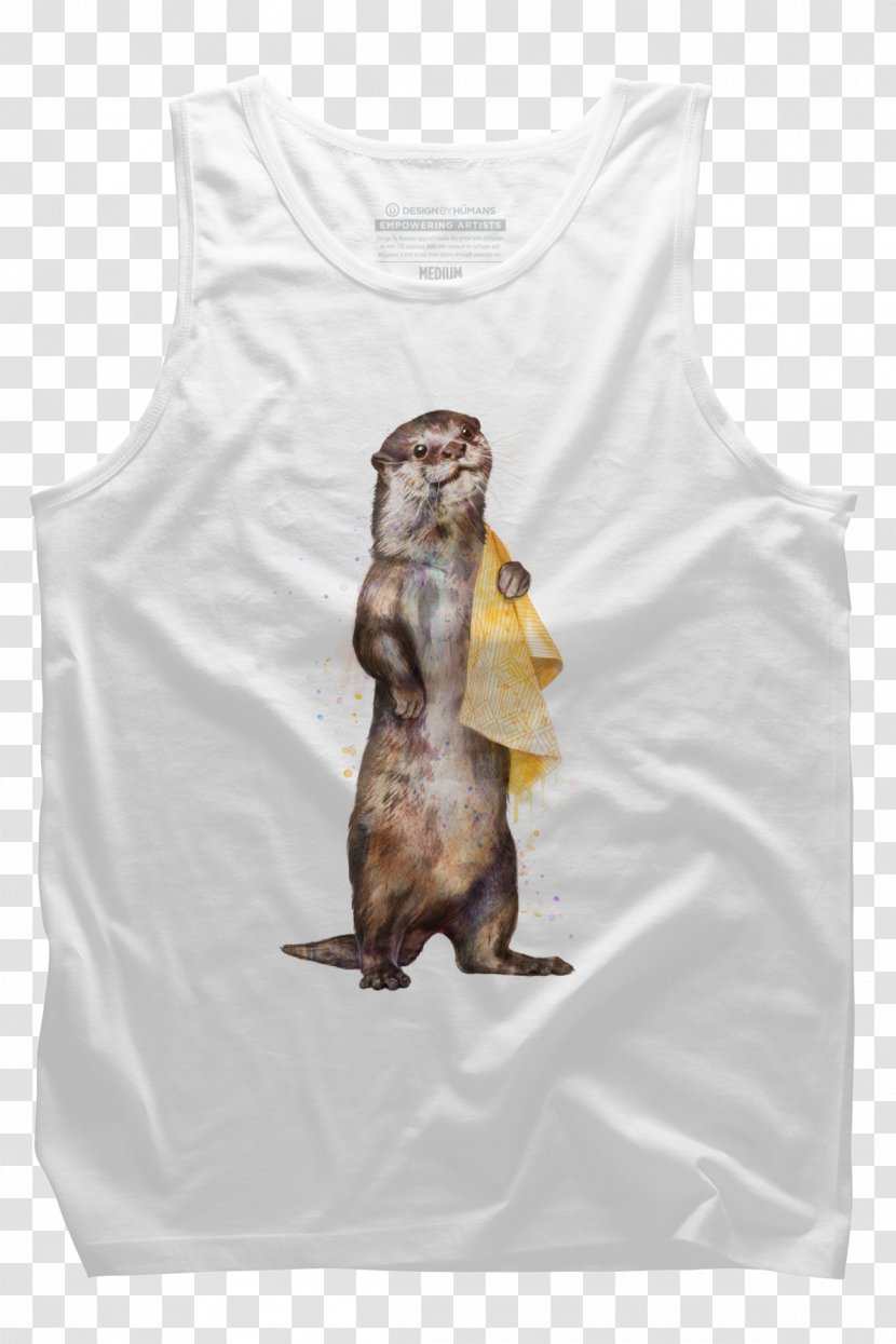 Otter Work Of Art Canvas Print Poster - Clothing Transparent PNG