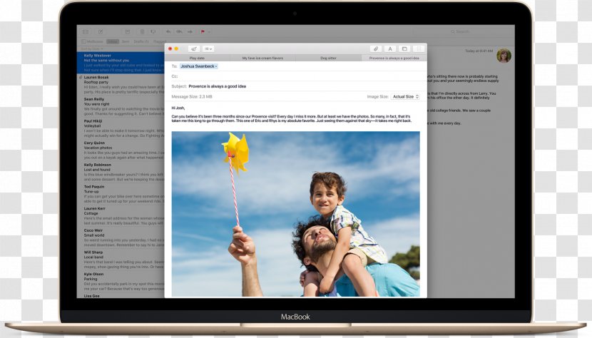 OS X El Capitan Mail MacOS Apple - Mac Os Lion Transparent PNG