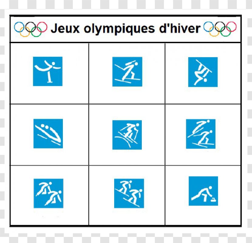 Winter Olympic Games Paper Sports Computer Keyboard - Jeux Olympiques D'hiver Transparent PNG