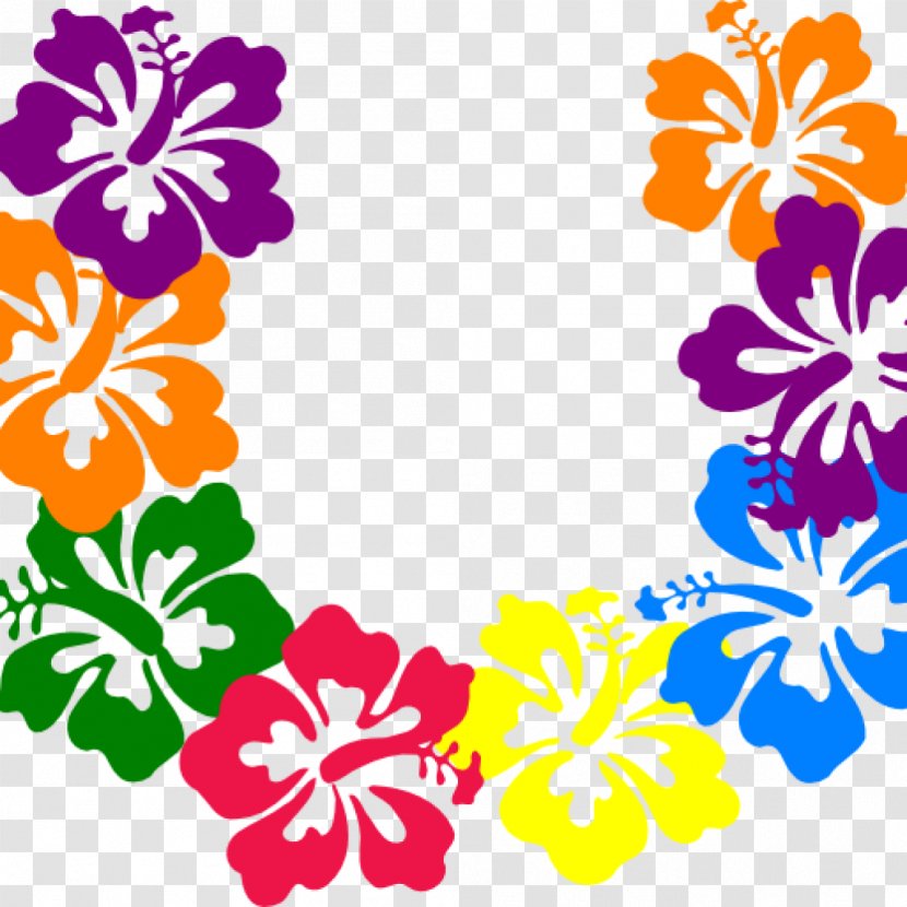 Clip Art Borders And Frames Shoeblackplant Hawaiian Hibiscus - Font Tattoo Transparent PNG