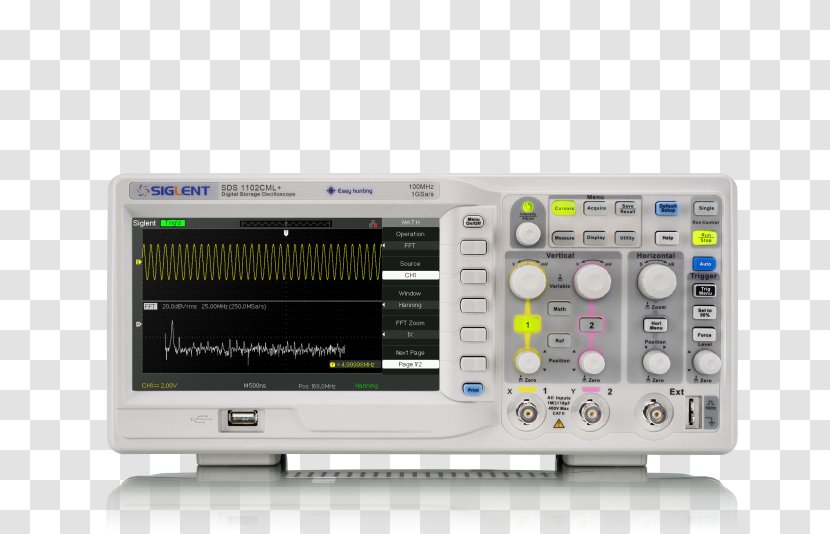 Digital Storage Oscilloscope Electronics Waveform Electronic Test Equipment - Teledyne Lecroy - Screen Recorder Transparent PNG