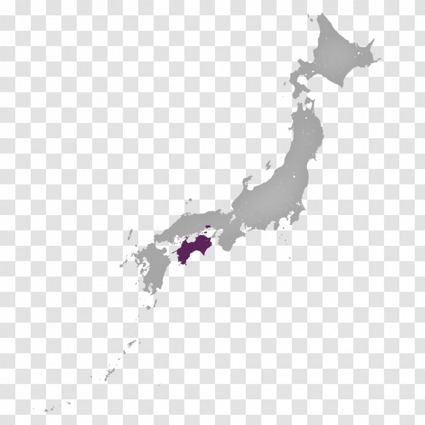 Japan Vector Map - Shelf Talker Transparent PNG
